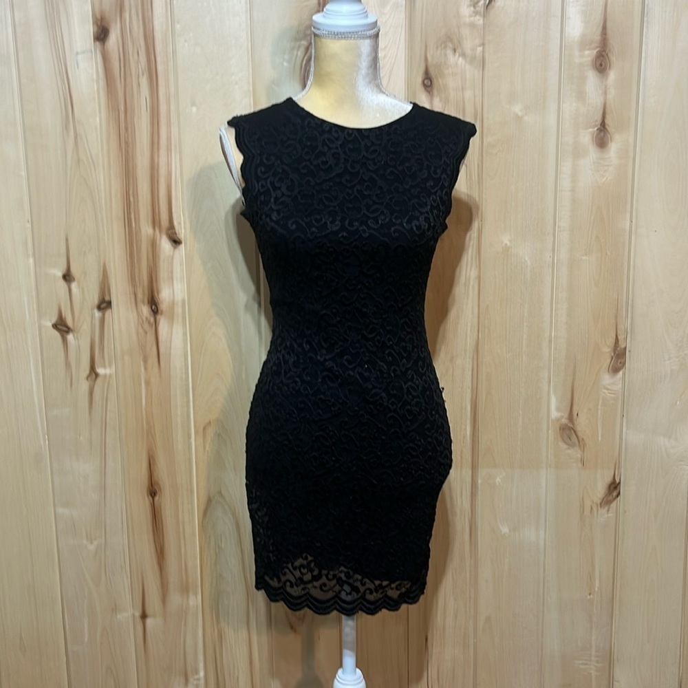 UO Kimchi Blue Black Lace Mini Dress Size S